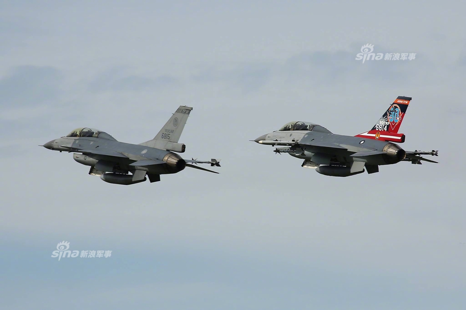 挺好看!台湾省f16战机814空战胜利80周年涂装