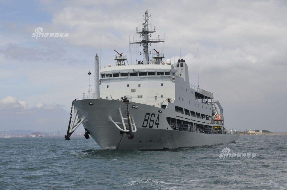 黑鱼的随身保姆!解放军海军864号潜艇救援舰