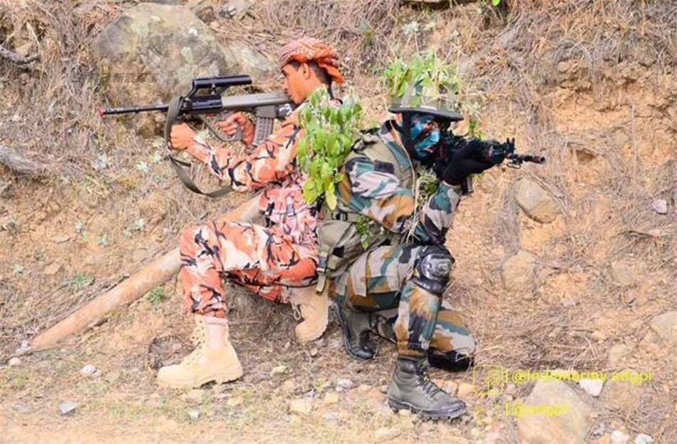 看看对手的水平!印度特种部队训练好像真人cs