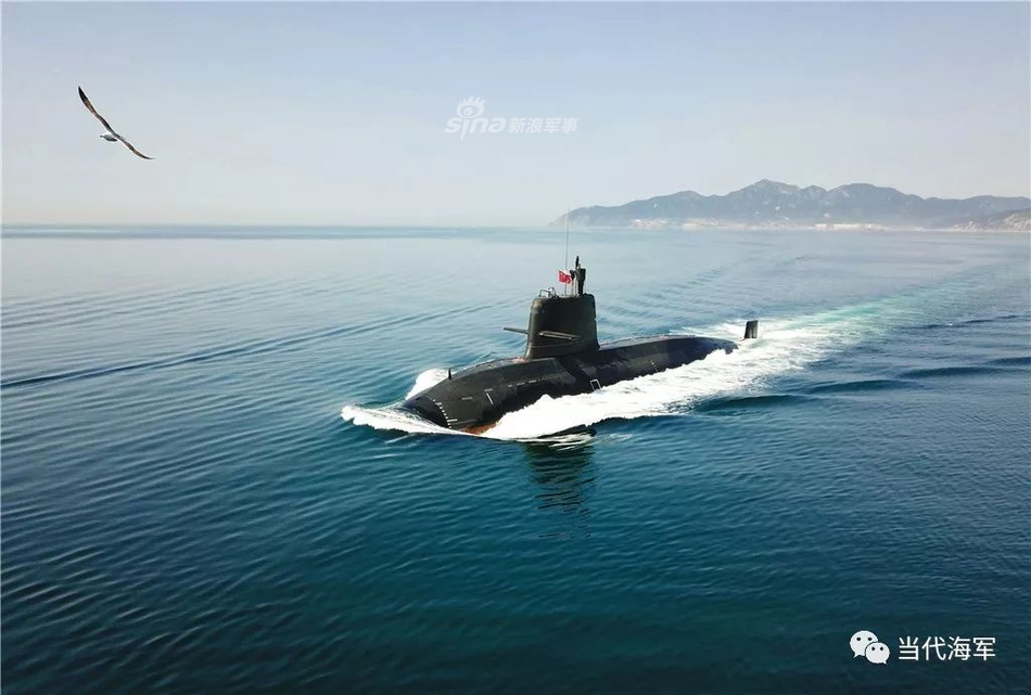水下蛟龙深海出击!海军039b型常规潜艇出海巡疆
