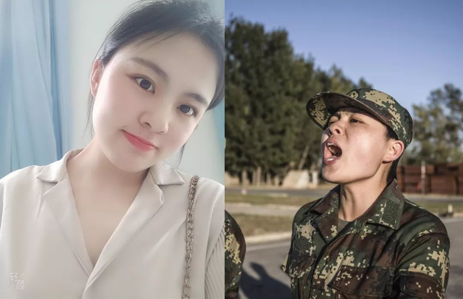 这是最美的青春!火箭军女新兵入伍两月后的素颜挑战