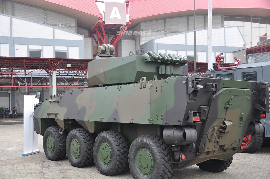 我们有大八轮买不买?印尼展示最新装甲车配90mm主炮