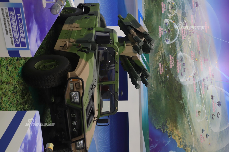 想飞龙骑脸没门!我猛士车载fl2000c近程防空导弹帅气