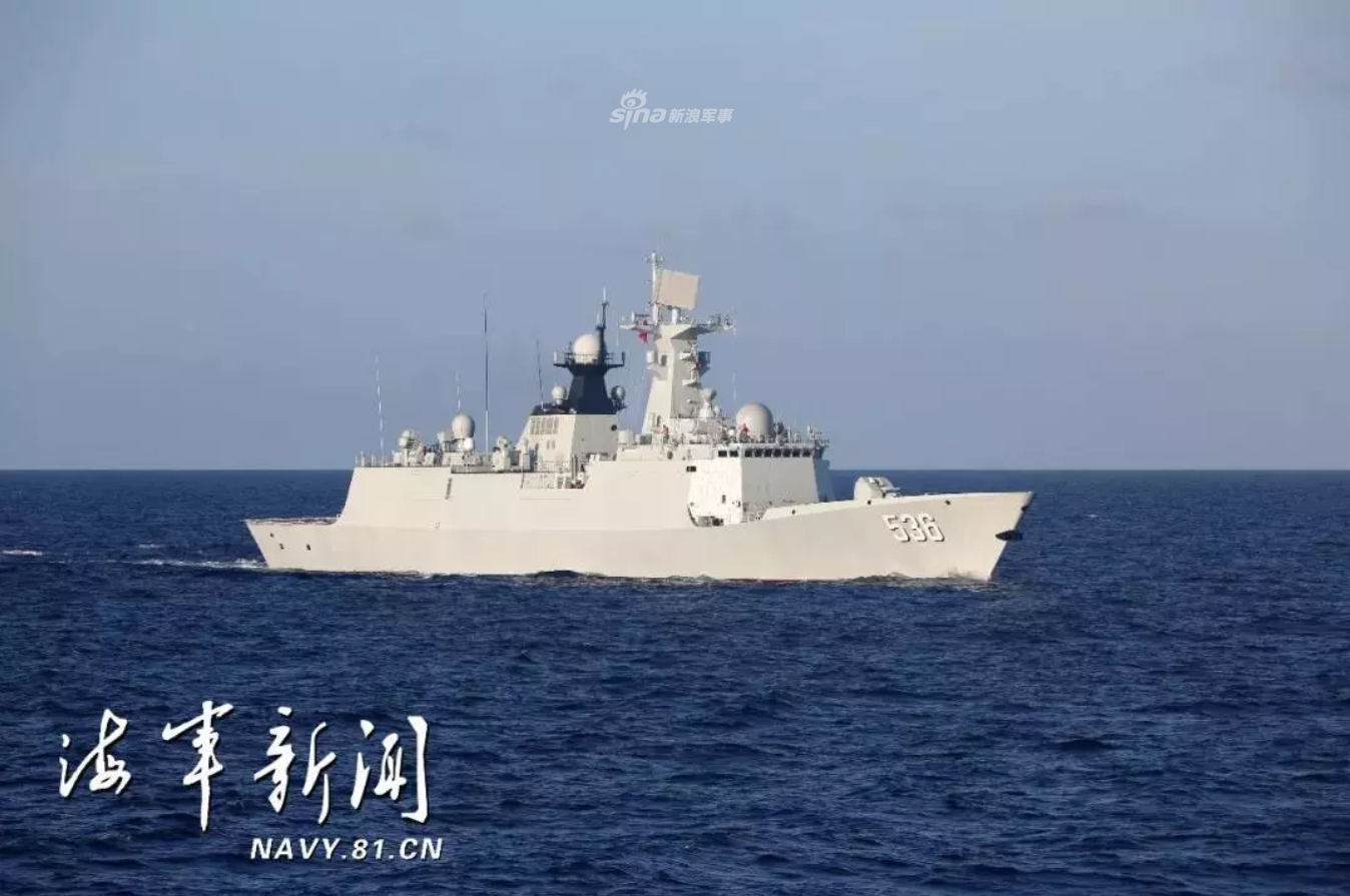 卫我海疆随时在线!南海舰队054a舰执行战备巡逻任务