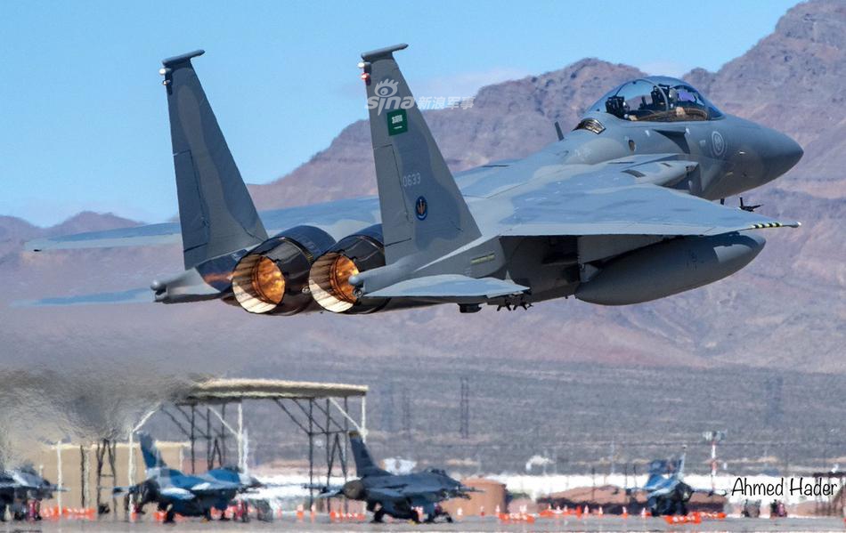 能学长进点不?沙特f15sa战机抵达美国参加红旗军演
