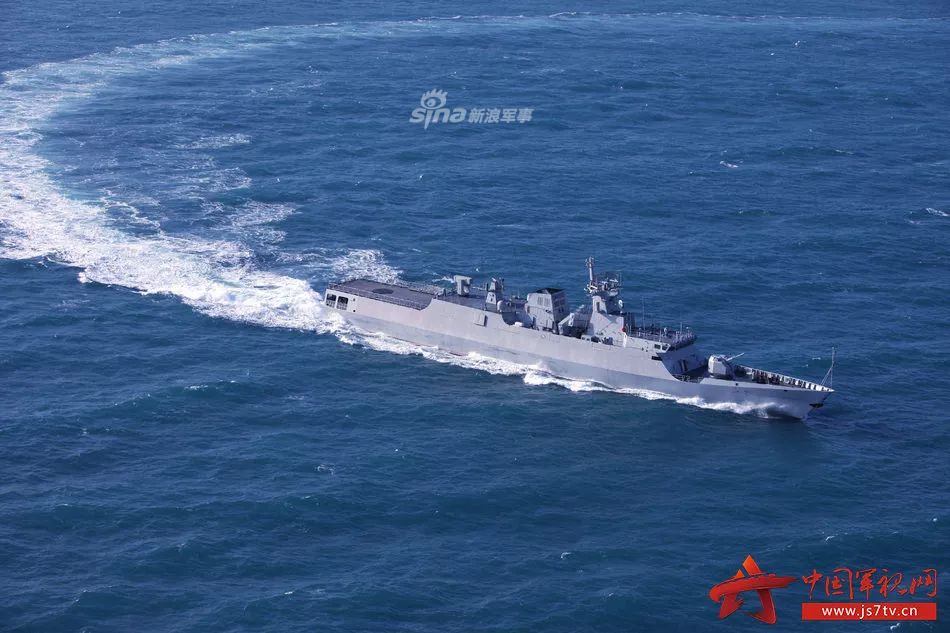 香江第一舰!我驻港部队056惠州舰英姿享誉港九_高清图集_新浪网