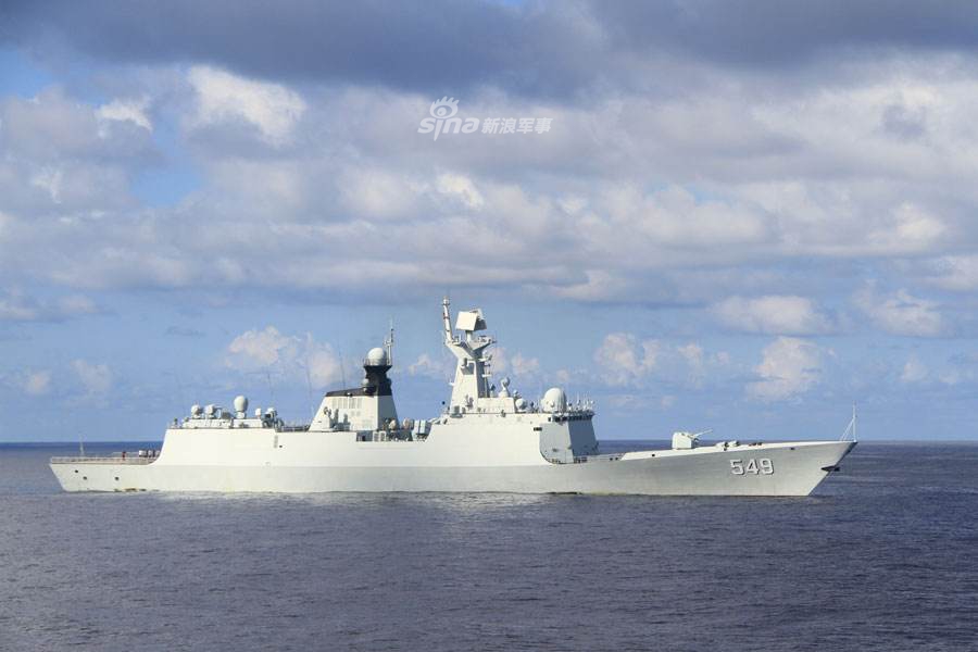 我054a舰进日本海遭日本舰机跟踪_高清图集_新浪网