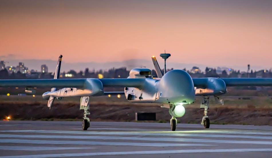 以色列无人机部队装备的"苍鹭"tp无人机