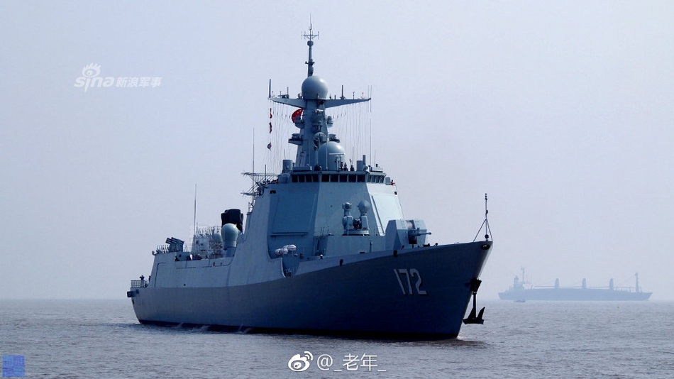 助推海军新战力!我055大驱和052d舰扎堆江南厂