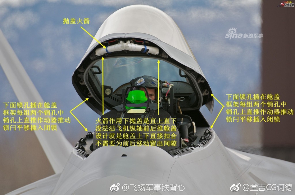 我军歼20战机与f22舱盖锁闭对比_高清图集_新浪网