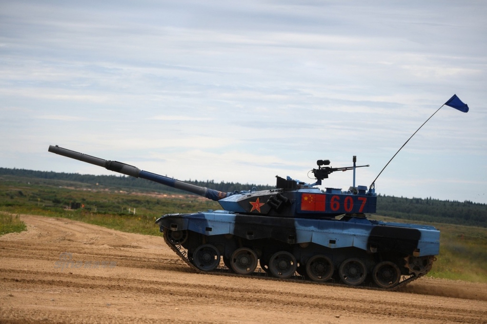 我陆战队最爱这涂装!中国蓝色96b坦克两项再创佳绩