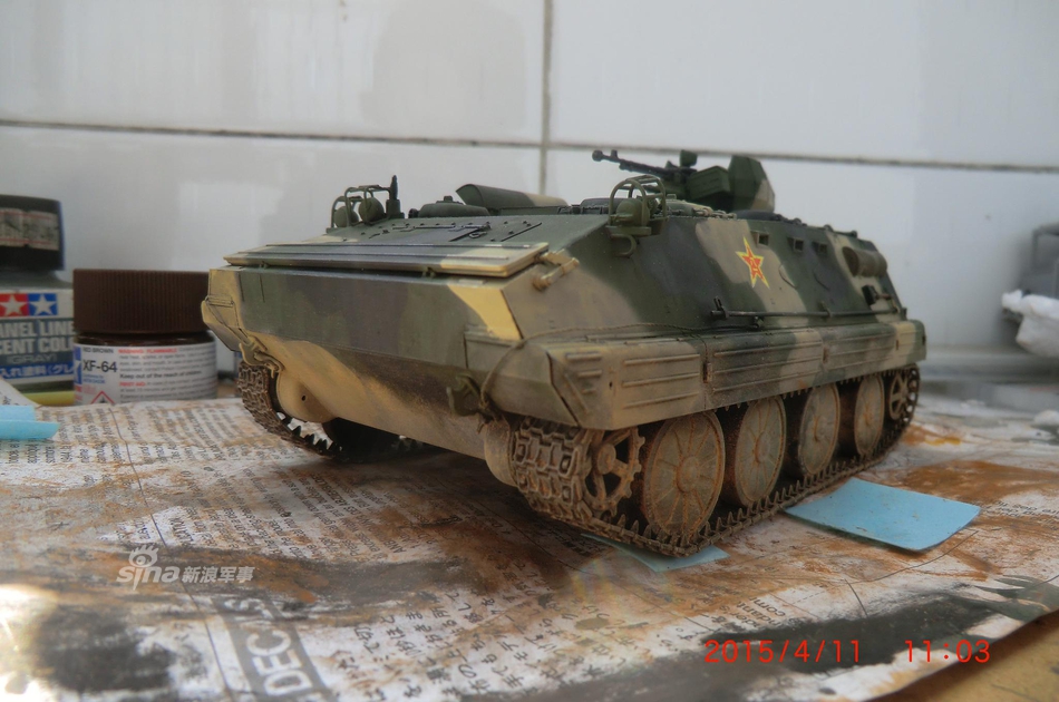 老干部战斗在一线!我军63式装甲车打靶54高机怒射