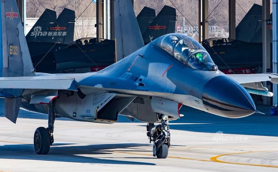 美帝范儿十足!我军歼11bs也玩超低空山谷飞行