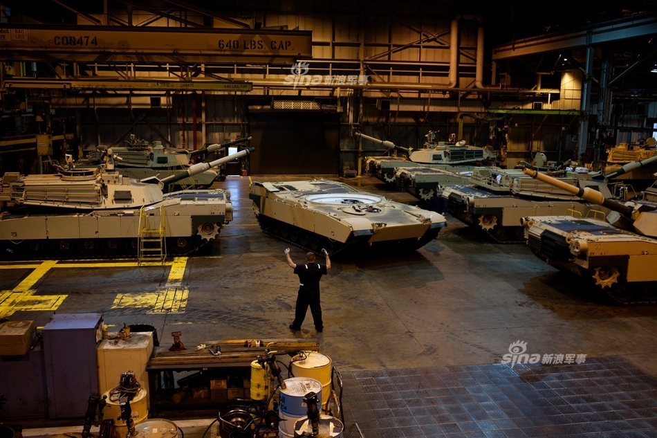 人家陆军也是老大美国曝光最强坦克升级车间照