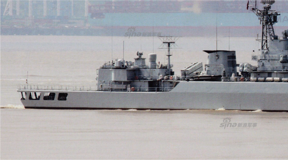 换新颜了中国老式护卫舰加装海红旗10和近防炮