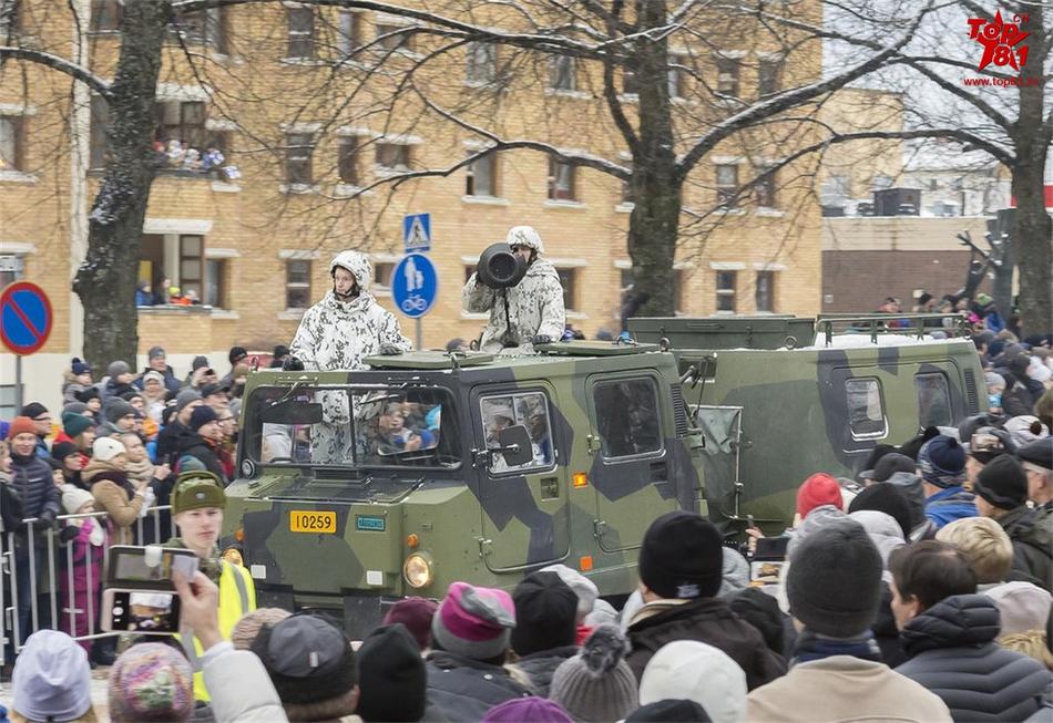 苏芬战争的英雄!庆祝芬兰独立100周年举行阅兵式