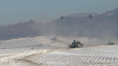 世界最强陆军是这样！解放军99A坦克武直10空地配合