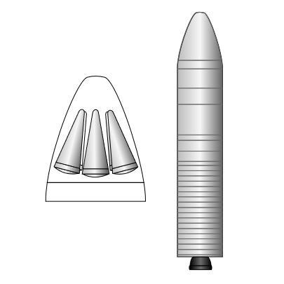 ▲M-45导弹