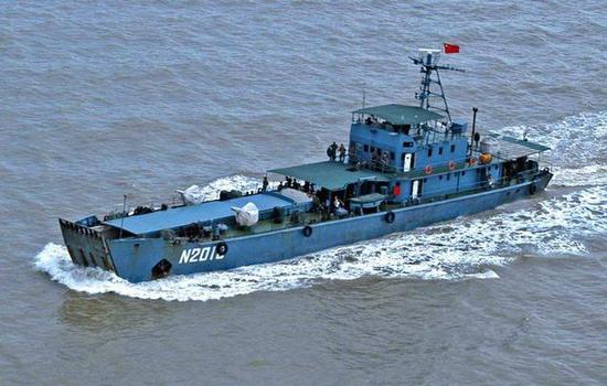 原先陆军船艇部队用于内河和沿海岛礁守备部队物资补给最大船艇是