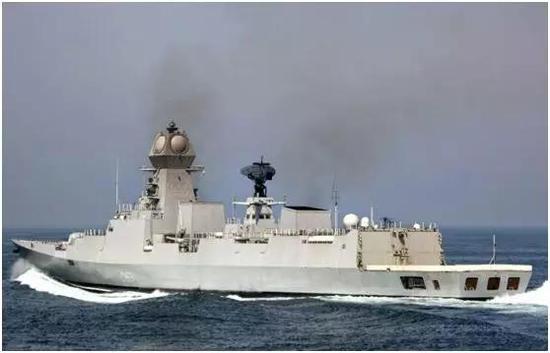 印度国产“神盾舰”首舰加尔各答号