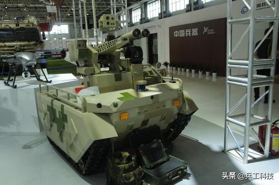 图注：1.2吨多用途无人作战车辆UGV