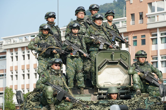 台军不仅兵源低劣，训练不足，还面临严重的作战部队缺编问题 图源：社交媒体