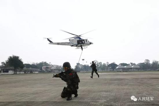 中泰举行联合军演 泰军赞中国特种部队:感觉非