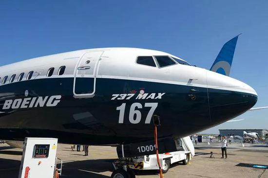 资料图：737 MAX某机型飞机