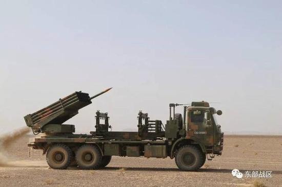  图片：东部战区装备的90A火箭布雷车，其作战目标众所周知。