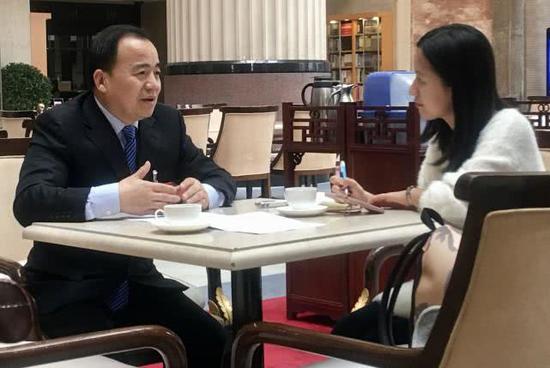 刘志让接受《环球时报》记者专访。