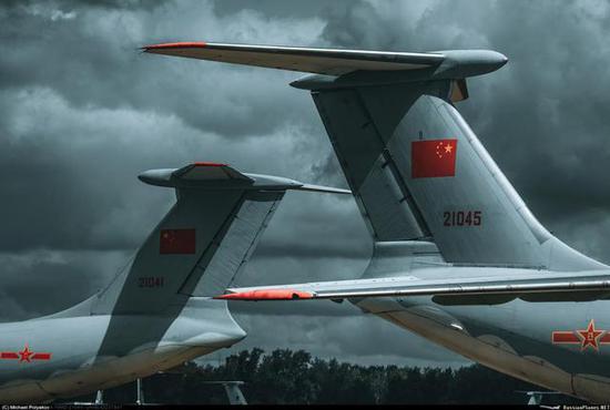 ◎中国空军伊尔-76运输机(图片:毛机网)