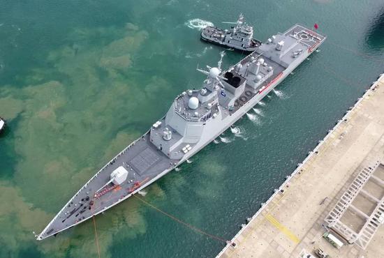 △中国海军将“米涅拉尔”发扬光大，图为使用同类雷达的052D驱逐舰