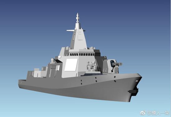 中国下批055大驱将仅沿用舰壳或从主炮到动力全换