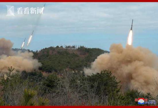 韩军方称朝鲜发射3枚不明发射体 飞行约为200公里