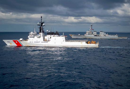 美海岸警卫队计划增兵西太 或将替代美海军搅乱