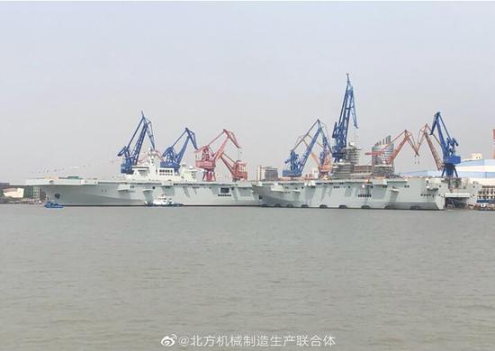 借075二号舰下水作掩护 中国造船厂还干了票大的