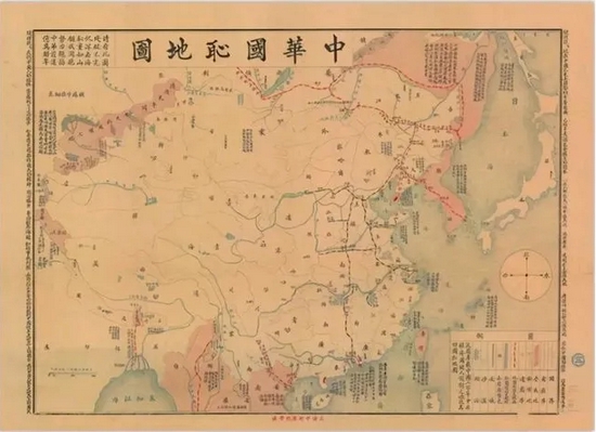 中国地图最大 古代图片