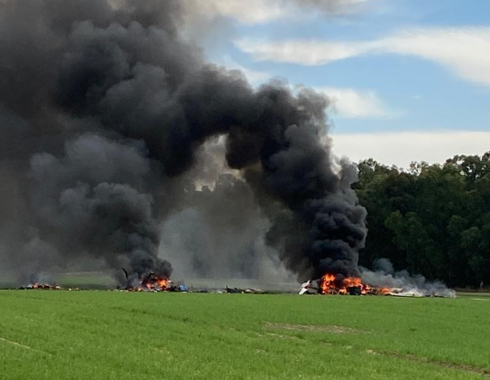 以色列空军坠机两名飞行员身亡 现场燃起熊熊大