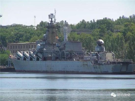 ▲ 至今没有去处的“乌克兰”号导弹巡洋舰