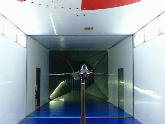 中国风洞中的f22