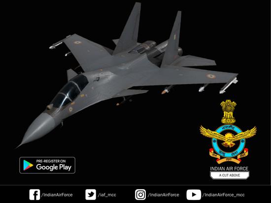印军推出手游《印度空军略胜一筹》 可一键报