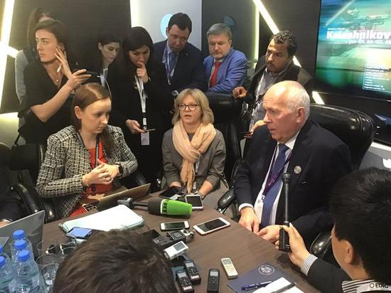 ◎俄罗斯国家技术集团首席执行官切梅佐夫接受媒体采访