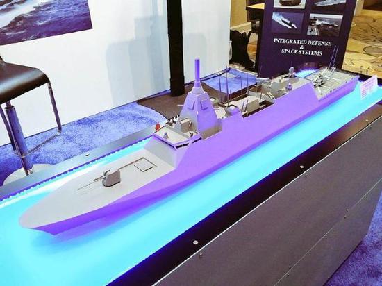 30FFM护卫舰模型。其外形简洁，堪称日本最漂亮的军舰