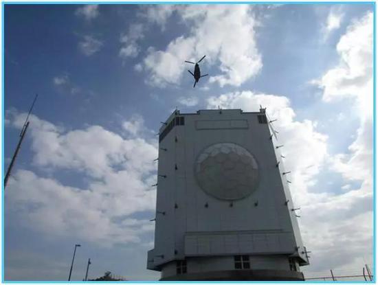 图11  与座岳分屯基地J/FPS-5C型防空警戒雷达实景图