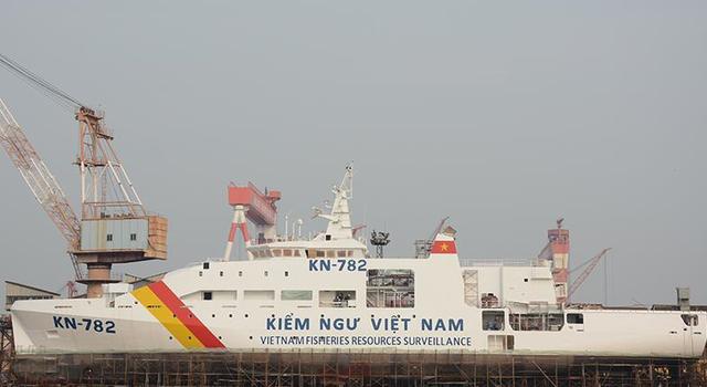 图为荷兰达门在岘港建造的DN2000级巡视船。
