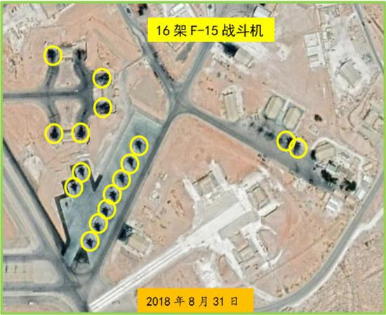 约旦艾兹赖尚格空军基地常驻F-15战斗机