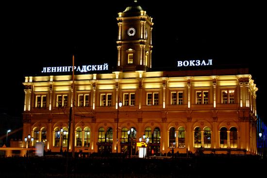 列宁格勒火车站图片