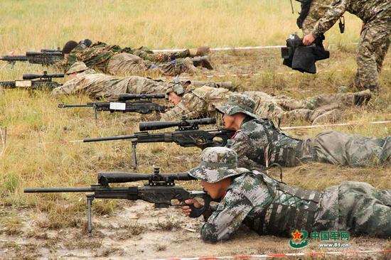 中国26式狙击步枪助我军海外参赛夺走半数金牌(图)