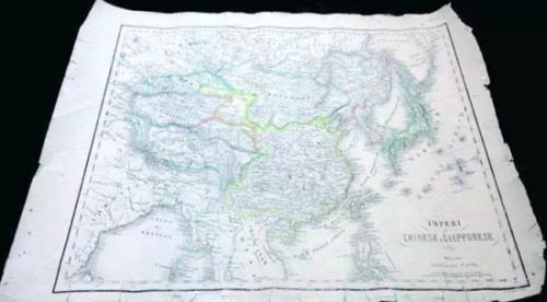1860年世界地图图片