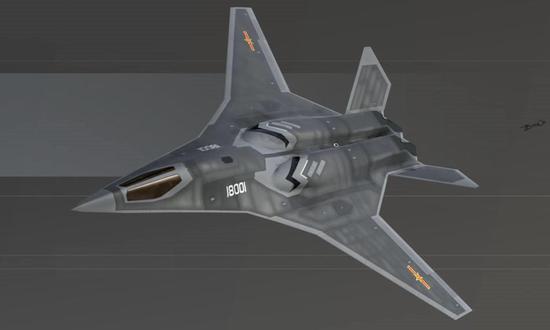 沈飞所或研发新型隐身攻击机 采用背部进气外形科幻